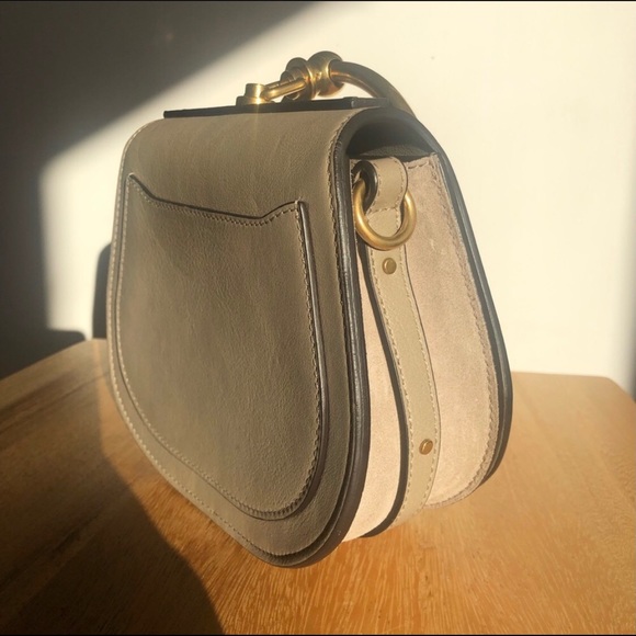 Chloé Nile Mini Bracelet Bag in Motty Gray - Picture 4 of 12